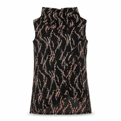Womens UK Size 8 Izabel London Black Basic Blouse
