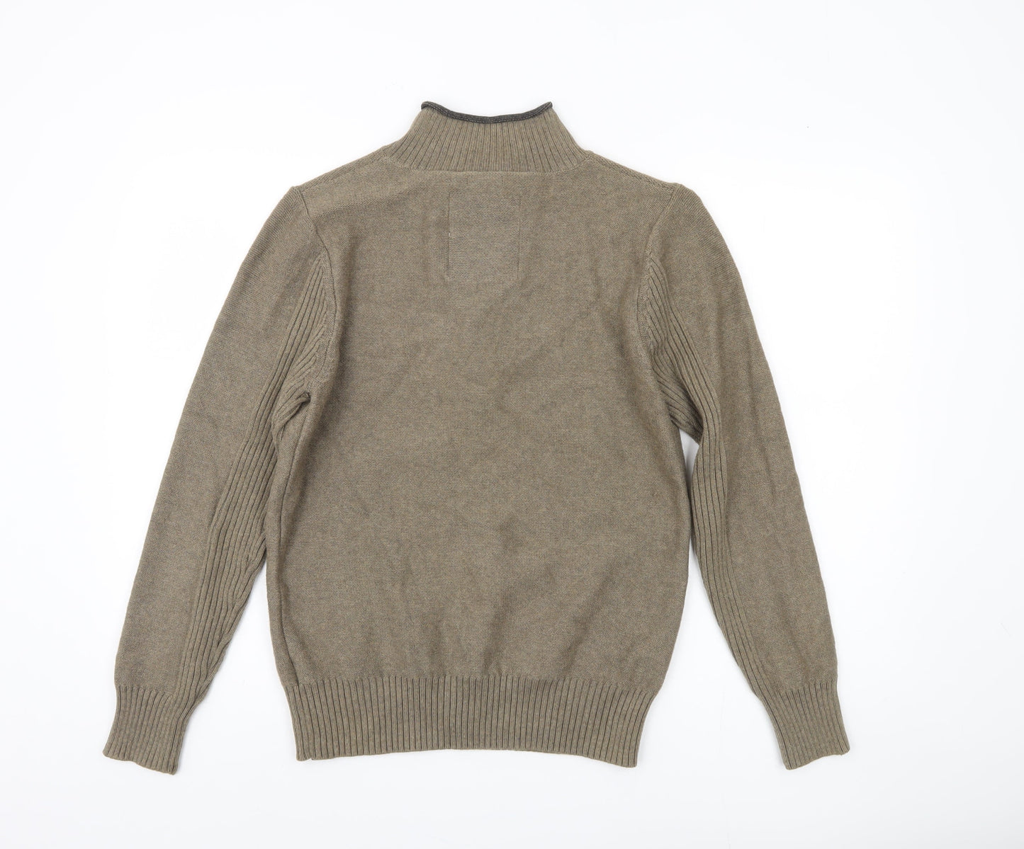 Next Men's Brown Pullover High Neck Jumper S