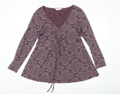 Womens UK Size 10 Nomads Purple Tunic Tunic