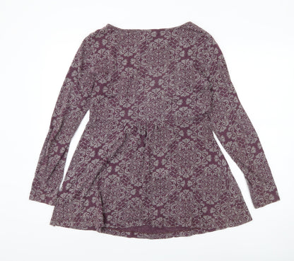 Womens UK Size 10 Nomads Purple Tunic Tunic