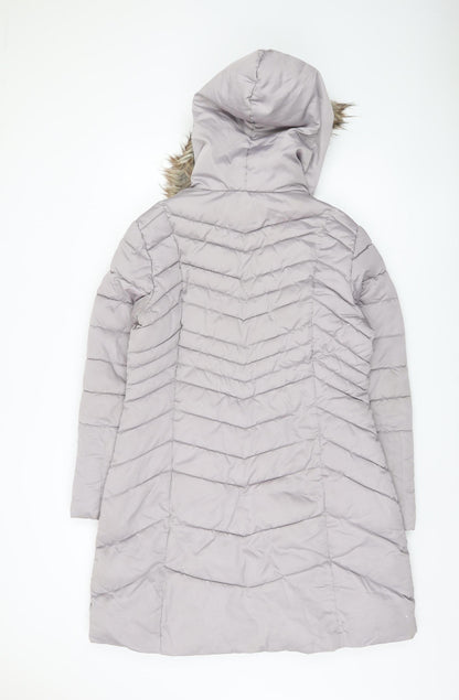 Womens UK Size 8 Rino & Pelle Grey Puffer Jacket