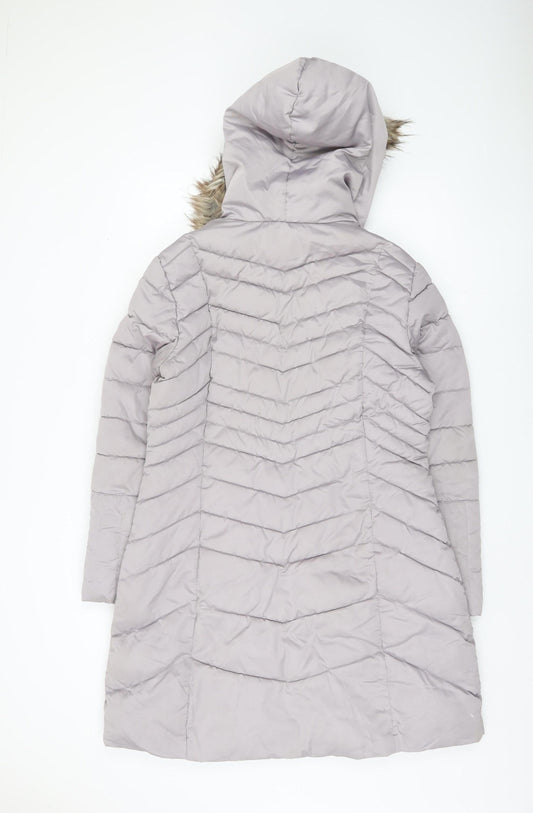 Womens UK Size 8 Rino & Pelle Grey Puffer Jacket