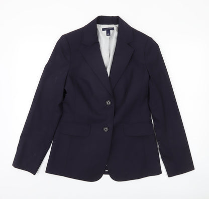Lands' End Women's Blue Blazer Size 6, Classic Fit