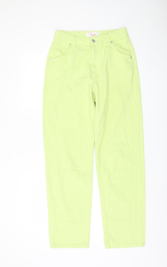 New Look Women's Green Denim Jeans Size 8