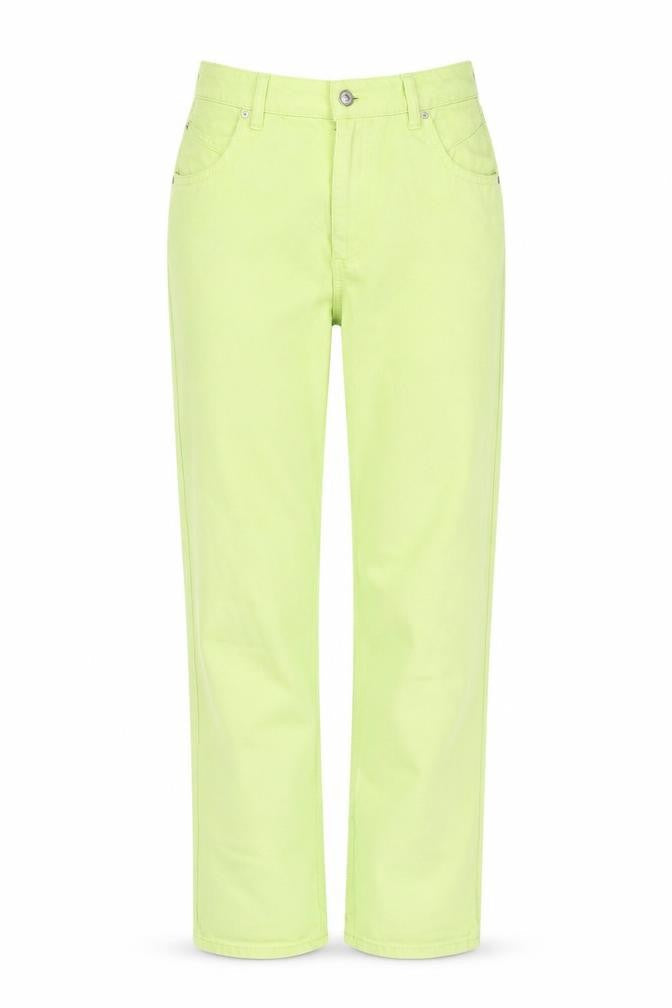 Womens UK Size 8 New Look  Straight Green Jeans