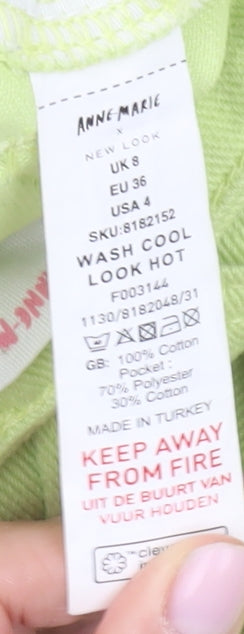 New Look Women's Green Denim Jeans Size 8
