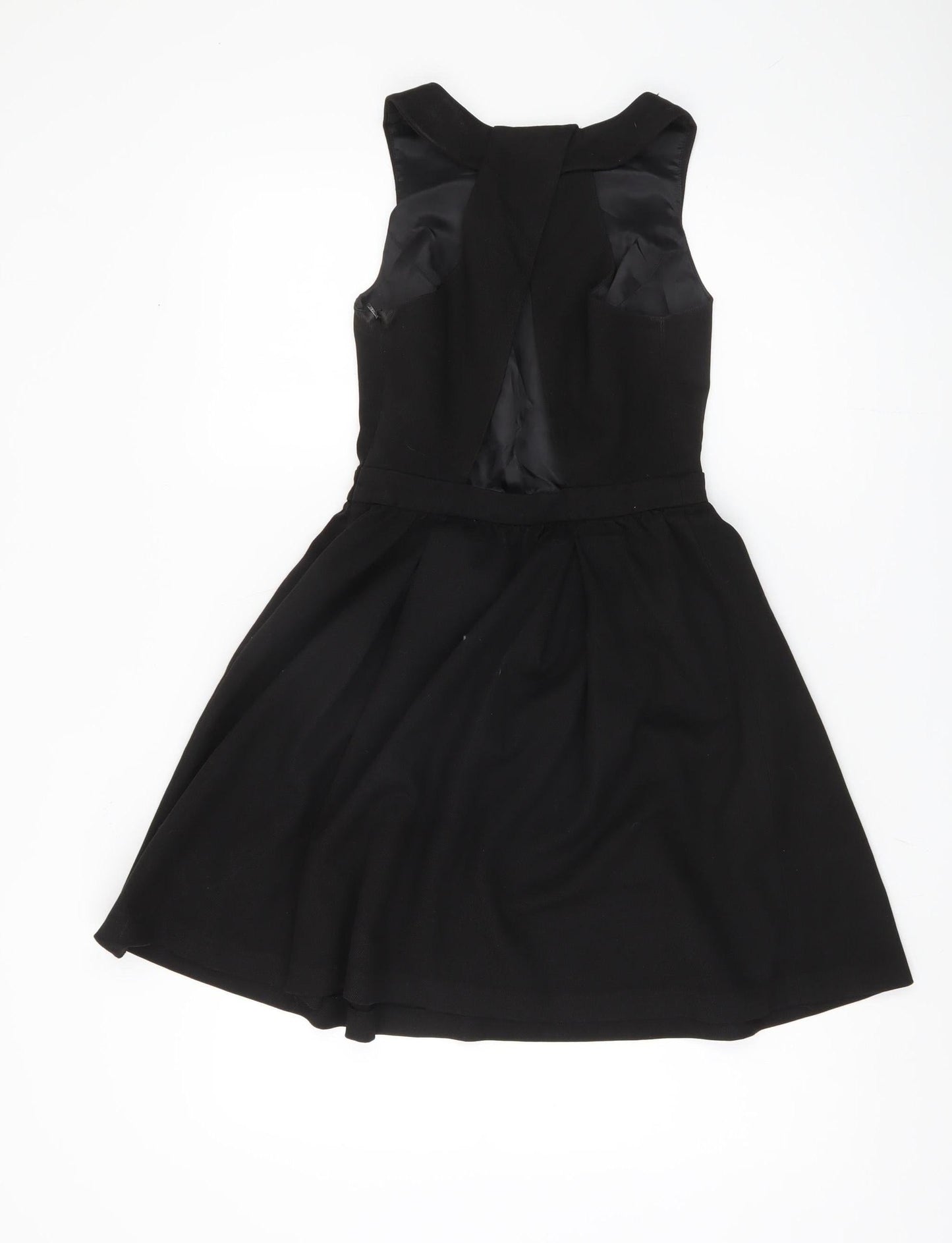 Jack Wills Womens Black Fit & Flare Dress Size 2