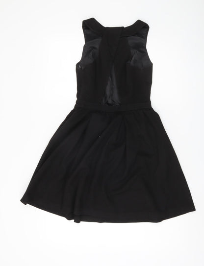 Jack Wills Womens Black Fit & Flare Dress Size 2