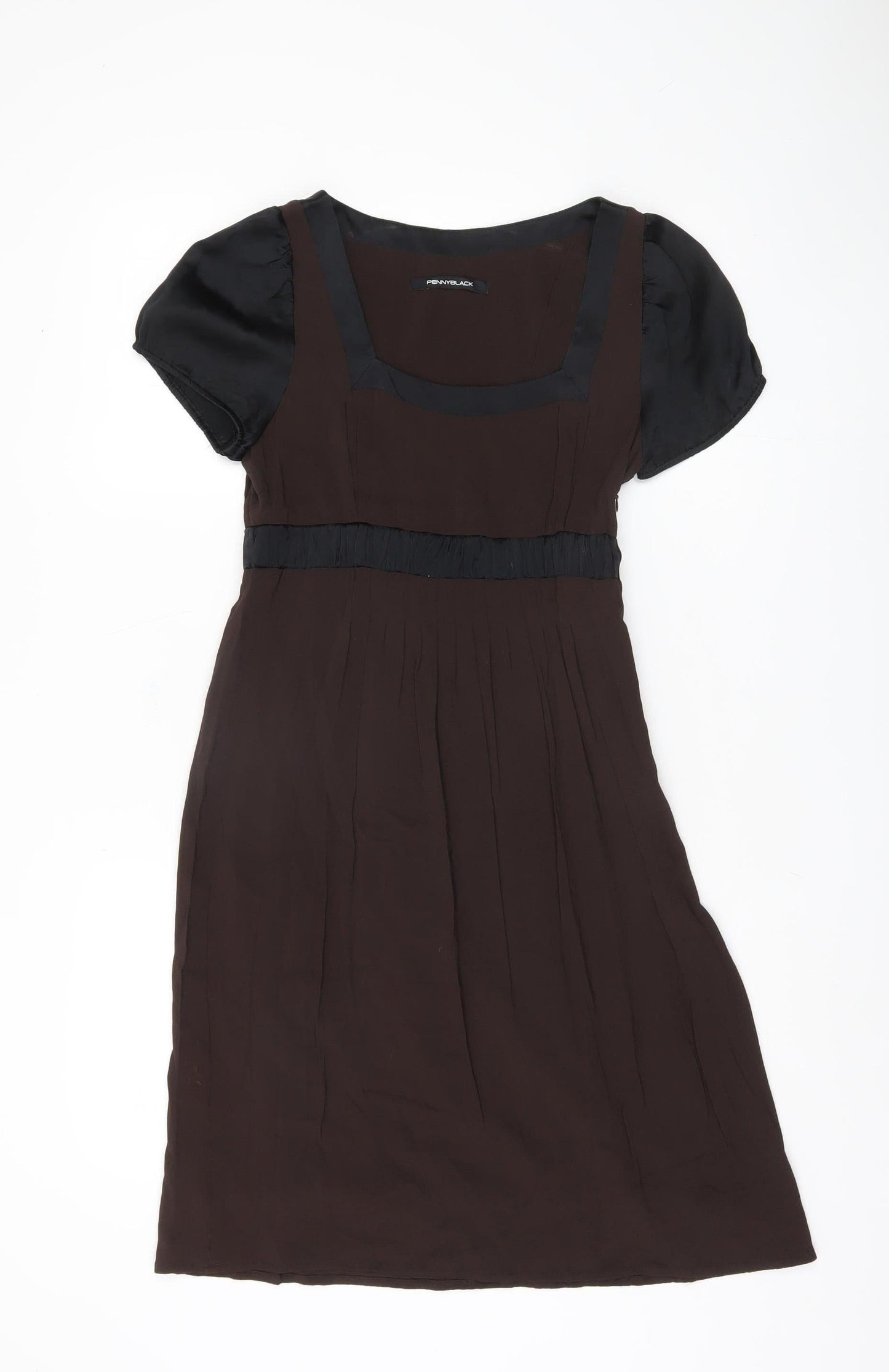 Pennyblack Women's Brown Dress Size 8 Short Sleeve