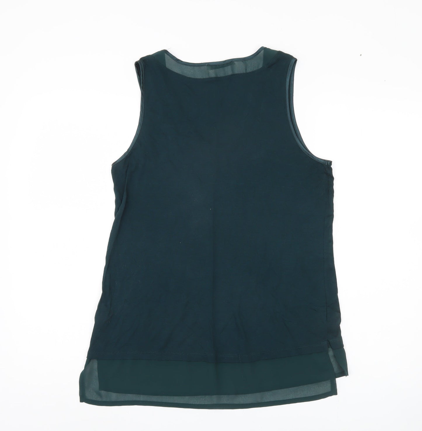 Womens UK Size M Oasis Blue Basic Tank
