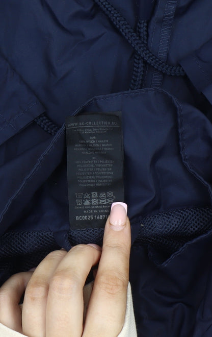 B&C Collection Men's Blue Windbreaker Jacket M