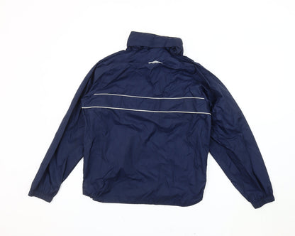 Umbro Boys Blue 1/4 Zip Nylon Hoodie 12 Years