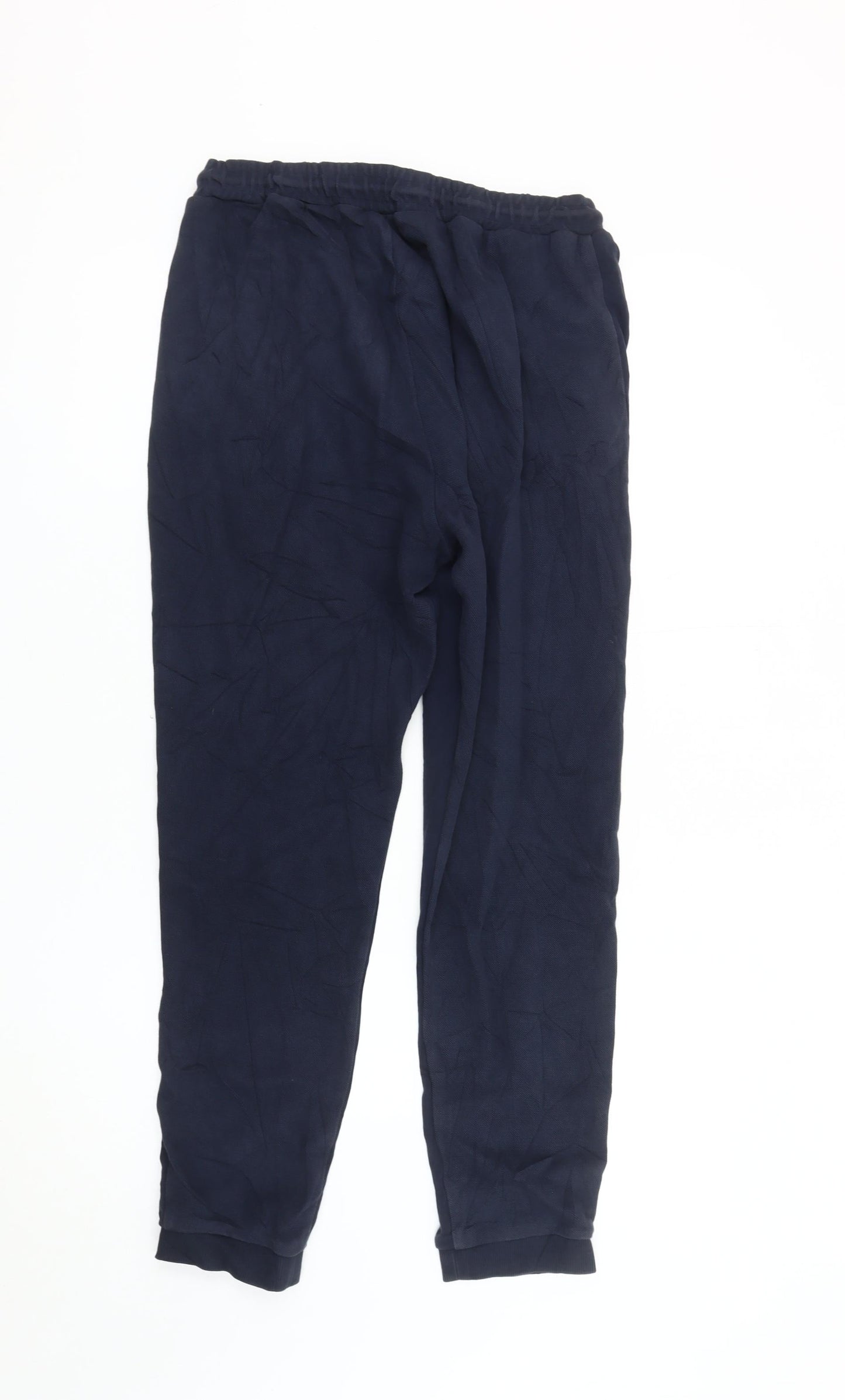 Boss Men's Blue Joggers, Size S, Elastic Waist
