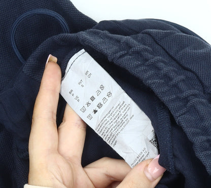 Boss Men's Blue Joggers, Size S, Elastic Waist