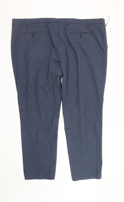 Marks & Spencer Men's Blue Trousers Size 50