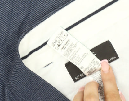 Marks & Spencer Men's Blue Trousers Size 50