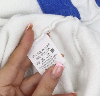 Whytes Men's White Nautical Medium Polo Shirt