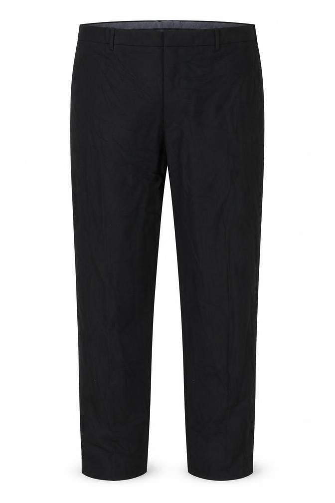 Mens UK Size XL Marks and Spencer Regular Fit Business Formal Black Trousers