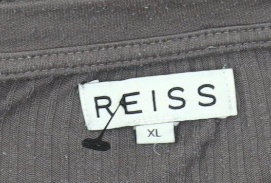 Womens UK Size XL Reiss Brown  T-Shirt