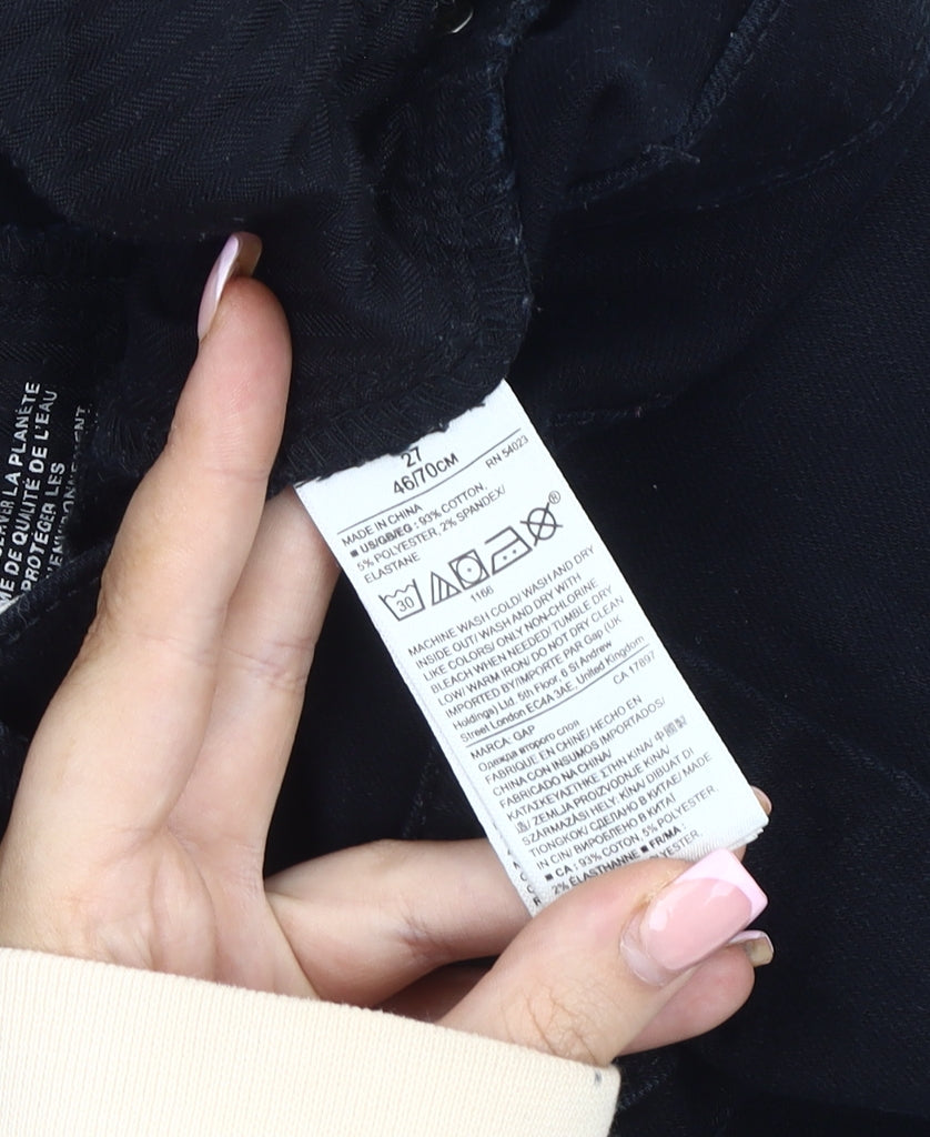 Gap Women’s Skinny Black High Rise Jeans Size 8