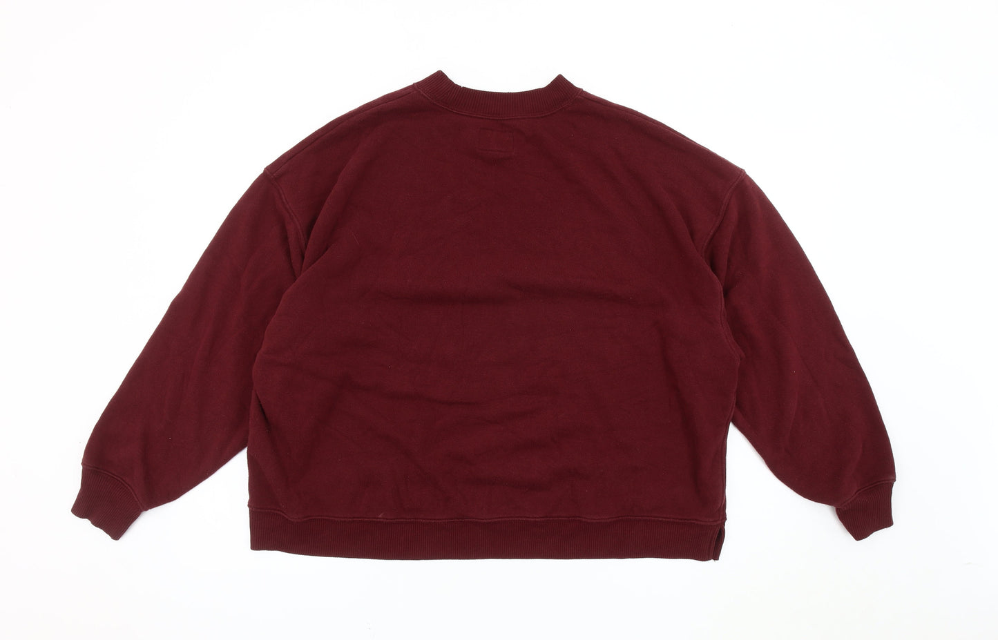 Mens UK Size S American Eagle Red Pullover Sweatshirt