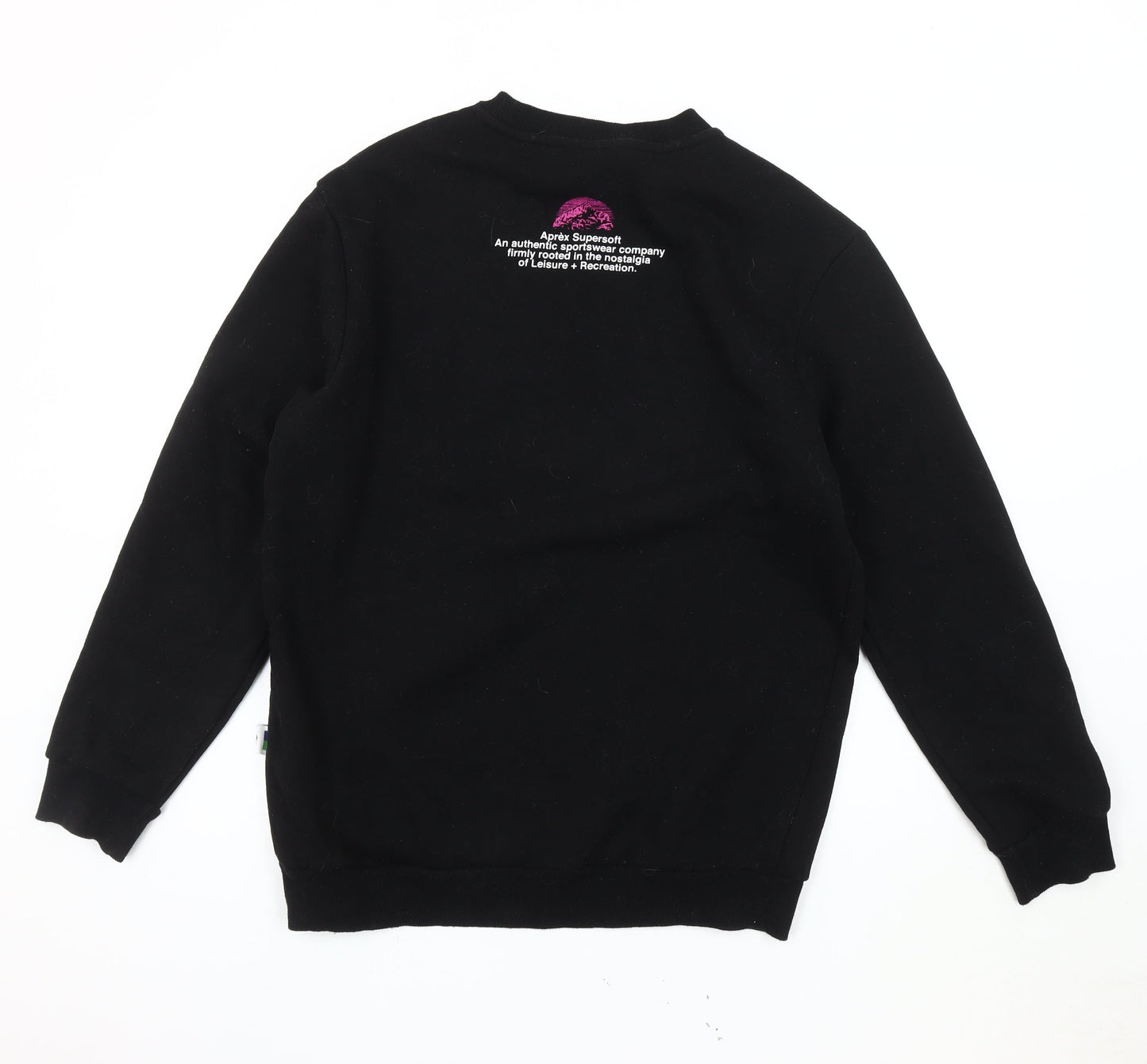 Aprex Men's Black Graphic Sweatshirt M