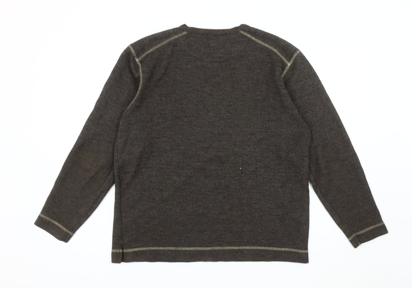 Rocha John Rocha Men's Grey Pullover Sweatshirt S Logo
