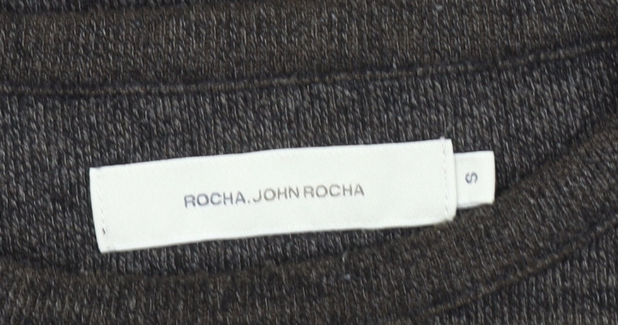 Rocha John Rocha Men's Grey Pullover Sweatshirt S Logo