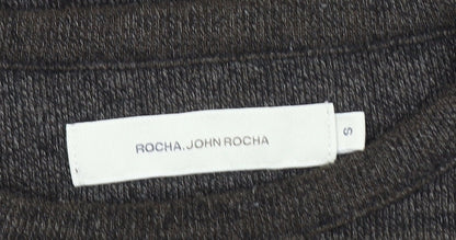 Rocha John Rocha Men's Grey Pullover Sweatshirt S Logo