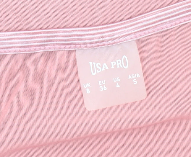 USA Pro Pink Women’s Racerback Tank Top Size 8