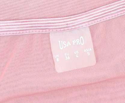 USA Pro Pink Women’s Racerback Tank Top Size 8