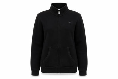 Puma Women's Black Jacket, Size 12, Casual Sports Style
