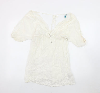 The Collection Debenhams Women’s White Cotton Dress