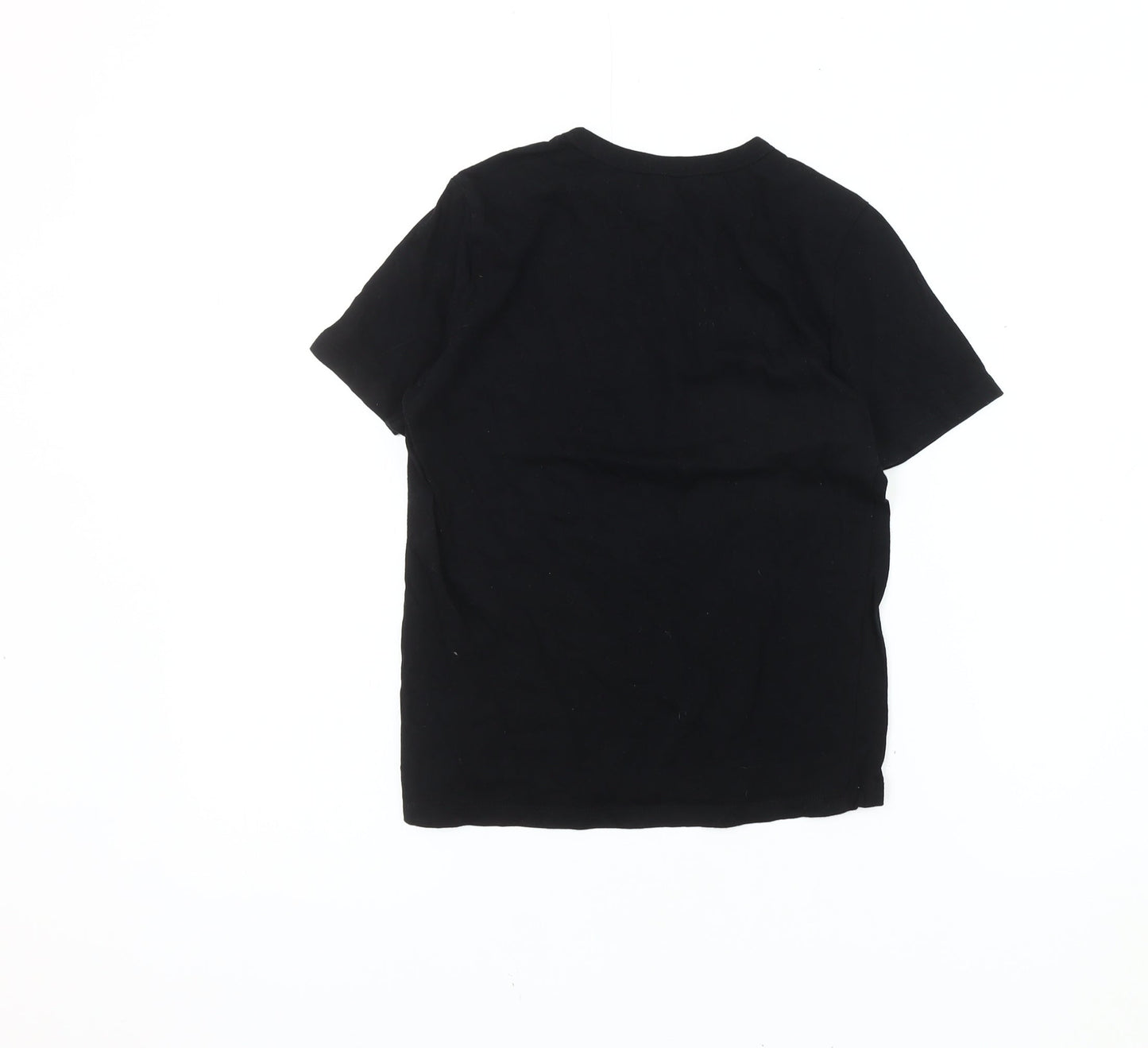 GAP Boys Black Sports Theme Cotton T-Shirt, Size 8