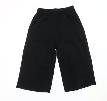 Bershka Women's Black Jogger Trousers Size 8