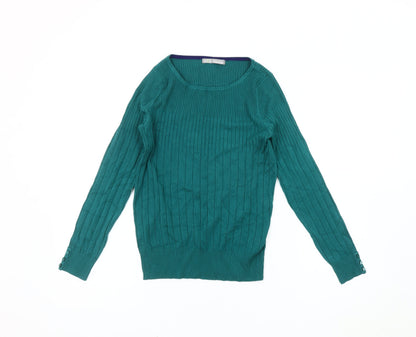 Marks and Spencer Women's Green Pullover Jumper Size 12