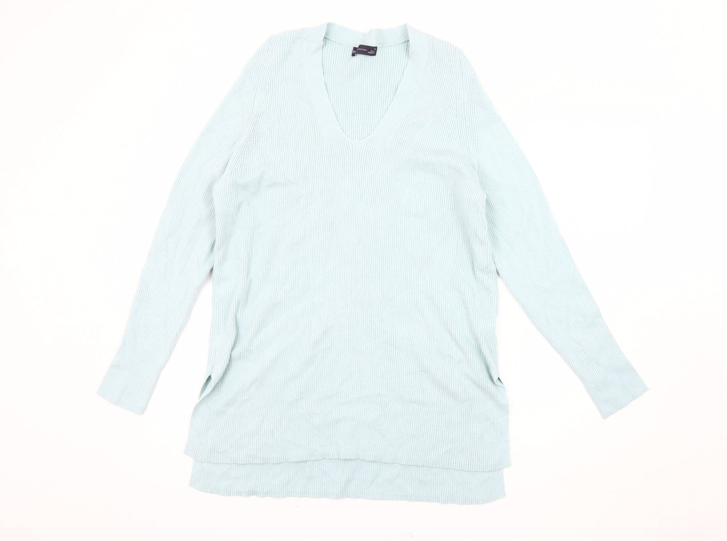 Womens UK Size 14 Marks and Spencer Blue Pullover Jumper