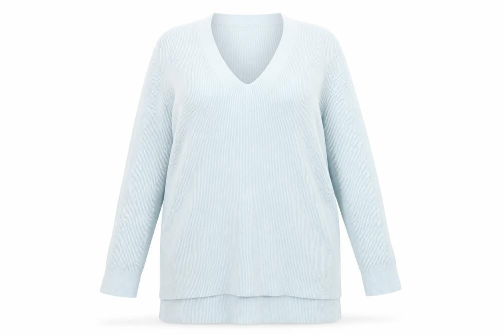 Womens UK Size 14 Marks and Spencer Blue Pullover Jumper