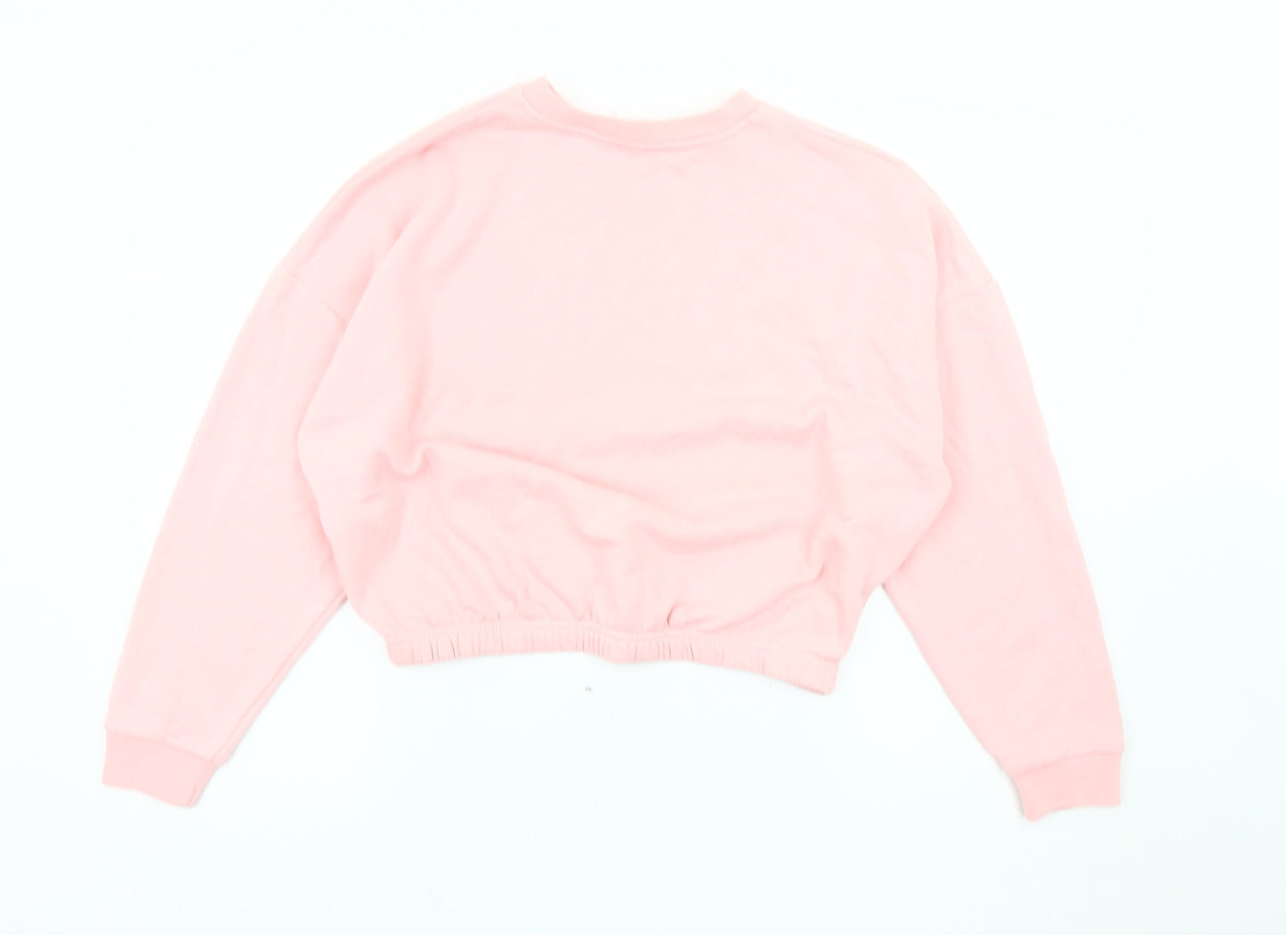 ELLE Pink Logo Teens Pullover Sweatshirt Size 12