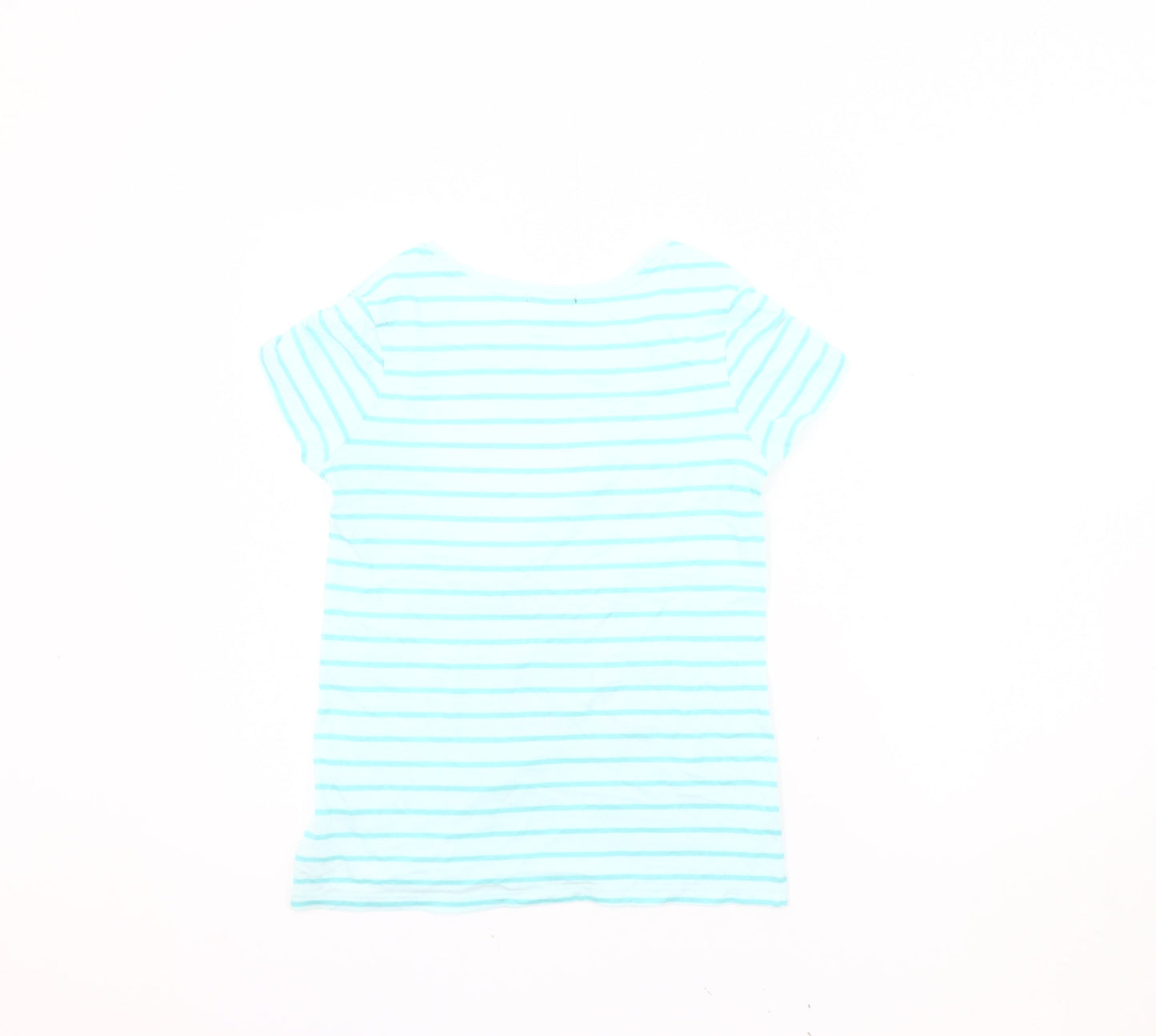 GapKids Girls Blue Striped Sequin T-Shirt, Size 13 Years