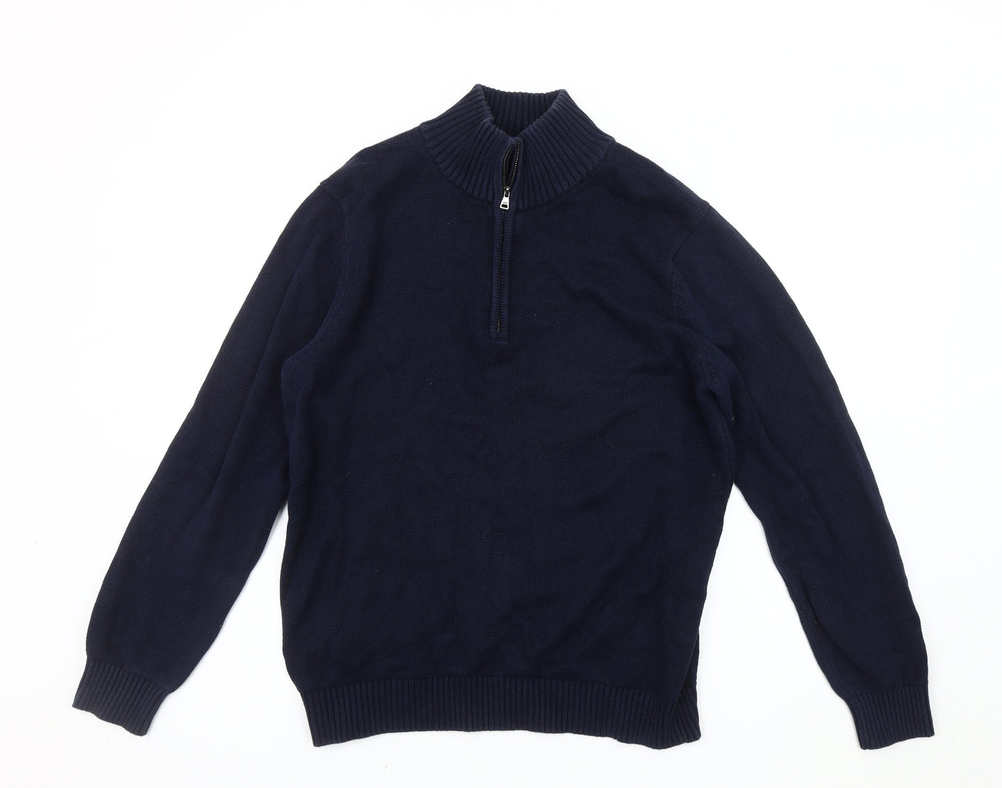 Austin Reed Men's Medium Blue Pullover Jumper