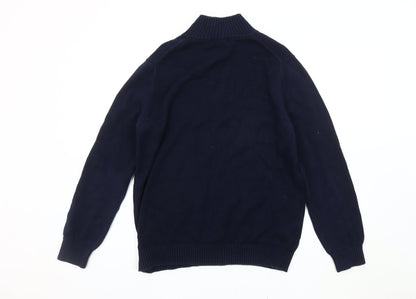 Austin Reed Men's Medium Blue Pullover Jumper