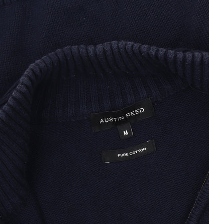 Austin Reed Men's Medium Blue Pullover Jumper