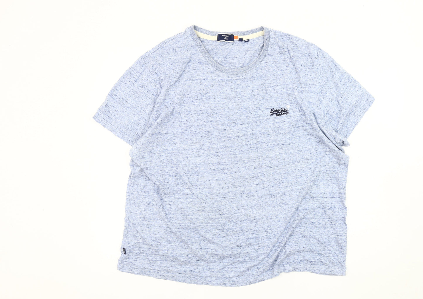 Superdry Men's Blue 2XL Crew Neck T-Shirt