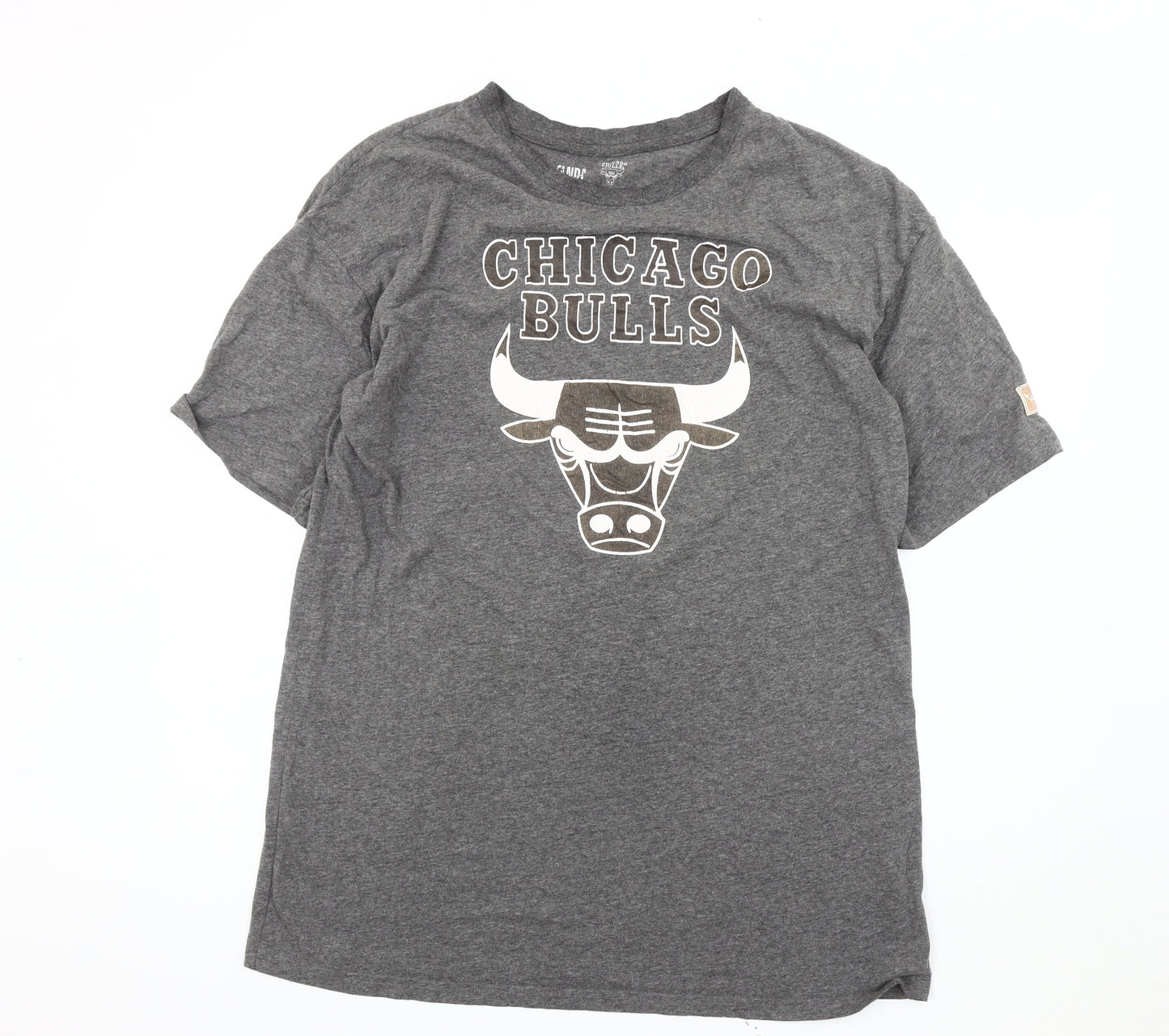 Unisex Adults UK Size 10-12 NBA Grey  T-Shirt