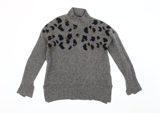 Womens UK Size M Marks and Spencer Grey Pullover Jumper