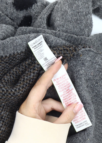 Womens UK Size M Marks and Spencer Grey Pullover Jumper