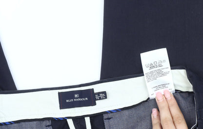 Marks and Spencer Men's Black XL Trousers