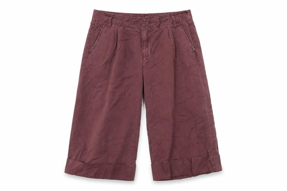Womens UK Size 6 Old Navy Classic Fit Cropped Red Trousers