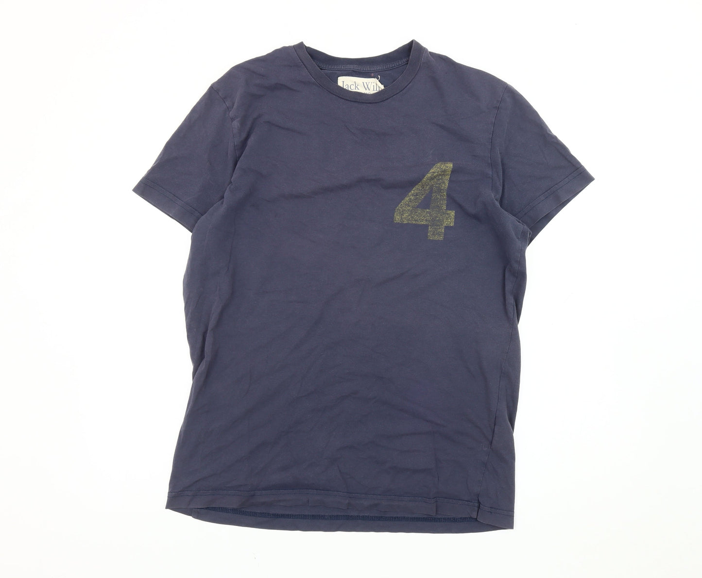 Jack Wills Men's Navy Graphic Print T-Shirt M